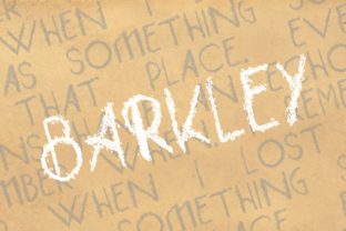 Barkley: A Messy Pencil-Drawn Font for Creative Workflows