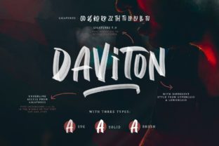 Daviton: A Versatile Display Font for Creative Projects