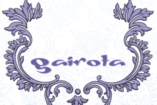 Gaivota: A Vintage Display Font with Timeless Charm