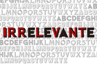 Irrelevante: A Bold Choice for Eye-Catching Headers