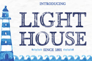 Light House: A Bold, All-Caps Font for Impactful Design