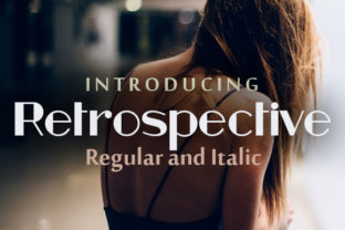 Retrospective: A Retro Font for Modern Design Needs