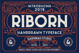 Riborn Family: A Vintage-Inspired Typographic Collection