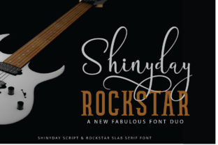 Shinyday Rockstar Duo: A Strategic Typographic Choice for Modern Designers