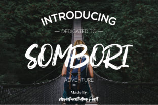 Sombori: A Display Script Font for Creative Expression