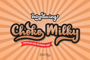 The Choko Milky Font: A Bold and Creative Typographic Choice